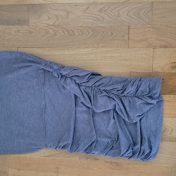 Athleta razorback ruched tank dress gray small - Picture 3 of 7